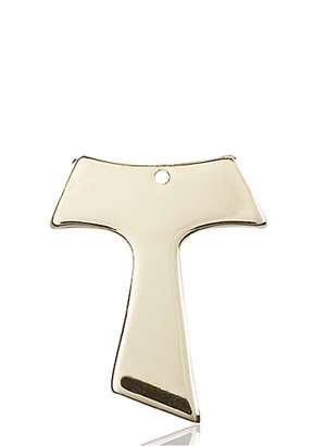 3949KT <br/>14kt Gold Tau Cross Medal