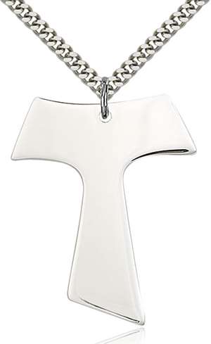 3950SS/24S <br/>Sterling Silver Tau Cross Pendant