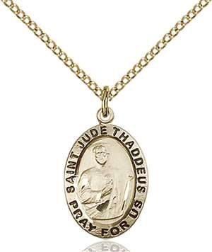 3983GF/18GF <br/>Gold Filled St. Jude Pendant