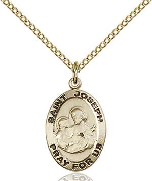 3984GF/18GF <br/>Gold Filled St. Joseph Pendant