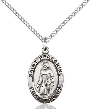 3986SS/18SS <br/>Sterling Silver St. Peregrine Pendant