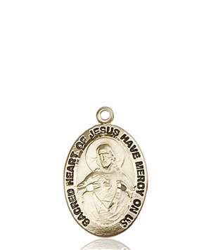 3988KT <br/>14kt Gold Scapular Medal