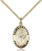 3989GF/18GF <br/>Gold Filled St. Francis of Assisi Pendant
