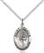 3989SS/18SS <br/>Sterling Silver St. Francis of Assisi Pendant