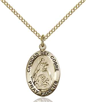 3991GF/18GF <br/>Gold Filled Caridad Del Cobre Pendant