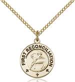 4008GF/18GF <br/>Gold Filled First Reconciliation / Penance Pendant