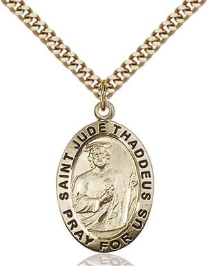 4023GF/24G <br/>Gold Filled St. Jude Pendant