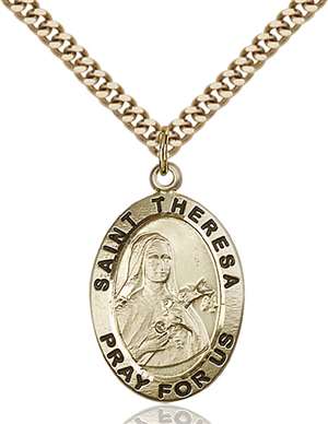 4032GF/24G <br/>Gold Filled St. Theresa Pendant