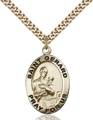 4034GF/24G <br/>Gold Filled St. Gerard Pendant
