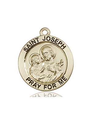 4055KT <br/>14kt Gold St. Joseph Medal