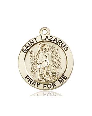 4059KT <br/>14kt Gold St. Lazarus Medal