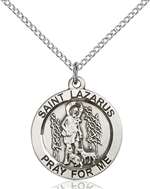 4059SS/18SS <br/>Sterling Silver St. Lazarus Pendant