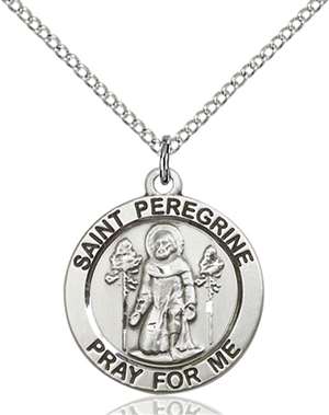 4060SS/18SS <br/>Sterling Silver St. Peregrine Pendant