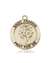 4061KT <br/>14kt Gold St. Francis Medal