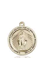 4080KT <br/>14kt Gold Miraculous Medal