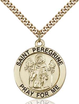 4081GF/24G <br/>Gold Filled St. Peregrine Pendant