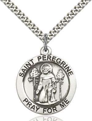 4081SS/24S <br/>Sterling Silver St. Peregrine Pendant