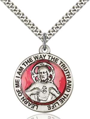 4083ESS/24S <br/>Sterling Silver Scapular Pendant