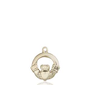 4113KT <br/>14kt Gold Claddagh Medal