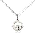 4113SS/18SS <br/>Sterling Silver Claddagh Pendant