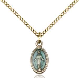 4121EMGF/18GF <br/>Gold Filled Miraculous Pendant