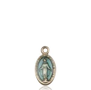 4121EMKT <br/>14kt Gold Miraculous Medal