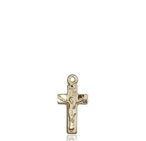 4134KT <br/>14kt Gold Crucifix Medal