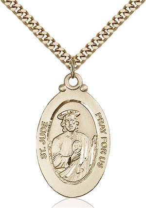 4145JGF/24G <br/>Gold Filled St. Jude Pendant