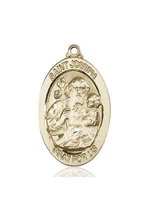 4145KKT <br/>14kt Gold St. Joseph Medal