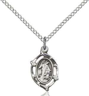 4154SS/18SS <br/>Sterling Silver Guardian Angel Pendant