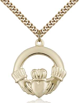 4160GF/24G <br/>Gold Filled Claggagh Pendant