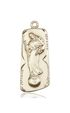 4162KT <br/>14kt Gold O/L of Mental Peace Medal