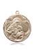 4199KT <br/>14kt Gold Blessed Sacrament Medal