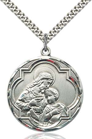 4199SS/24S <br/>Sterling Silver Blessed Sacrament Pendant