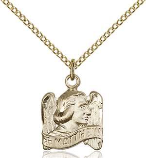 4210GF/18GF <br/>Gold Filled St. Matthew Pendant
