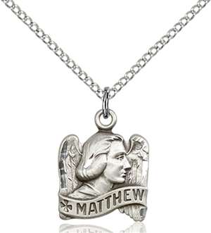 4210SS/18SS <br/>Sterling Silver St. Matthew Pendant
