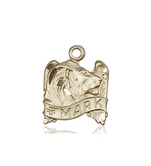 4211KT <br/>14kt Gold St. Mark Medal