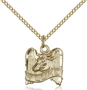 4212GF/18GF <br/>Gold Filled St. Luke Pendant