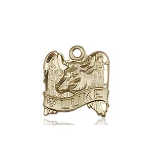 4212KT <br/>14kt Gold St. Luke Medal