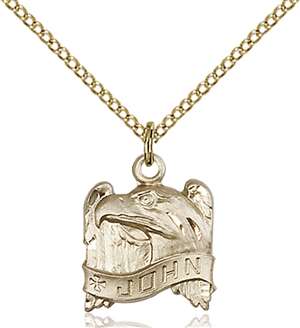 4213GF/18GF <br/>Gold Filled St. John Pendant