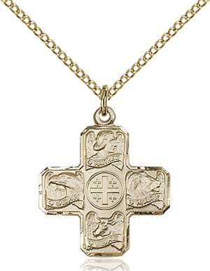 4214GF/18GF <br/>Gold Filled Evangelist Pendant