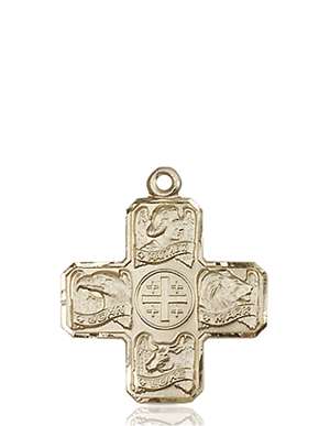 4214KT <br/>14kt Gold Evangelist Medal