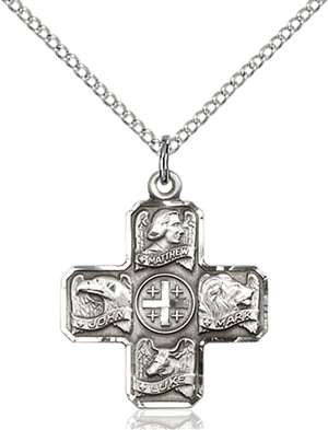 4214SS/18SS <br/>Sterling Silver Evangelist Pendant