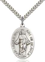4216SS/24S <br/>Sterling Silver Our Father Pendant
