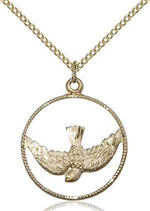 4218GF/18GF <br/>Gold Filled Holy Spirit Pendant