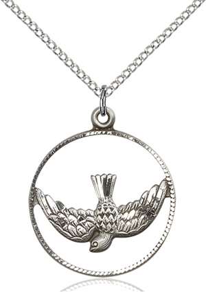 4218SS/18SS <br/>Sterling Silver Holy Spirit Pendant
