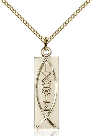 4220GF/18GF <br/>Gold Filled Fish Pendant