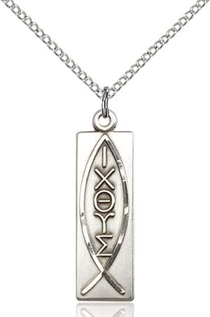 4220SS/18SS <br/>Sterling Silver Fish Pendant