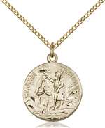 4229GF/18GF <br/>Gold Filled St. John the Baptist Pendant