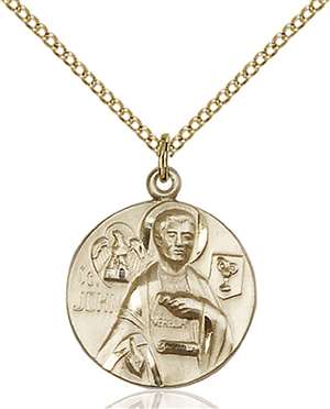 4231GF/18GF <br/>Gold Filled St. John the Evangelist Pendant